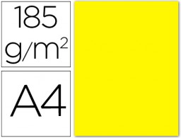 50h. cartulina Guarro A4 185g/m² amarillo canario